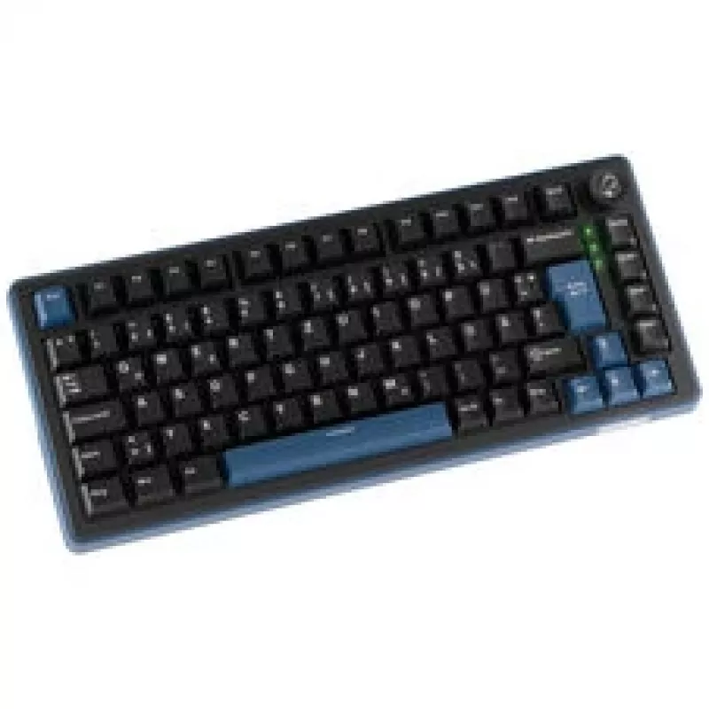 Ducky OK-M 75 Mechanical Gaming Keyboard, 75% Layout, Hot-Swappable KTT Tactile Switches, RGB Backlight, ISO, Black