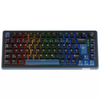 Ducky OK-M 75 Mechanical Gaming Keyboard, 75% Layout, Hot-Swappable KTT Tactile Switches, RGB Backlight, ISO, Black