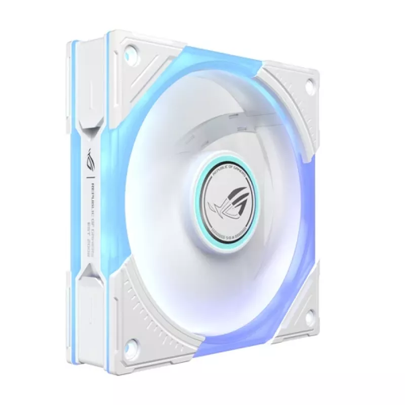 ASUS ROG Eurux GR120 ARGB Reverse Fan White Edition, 120mm, Single-Pack