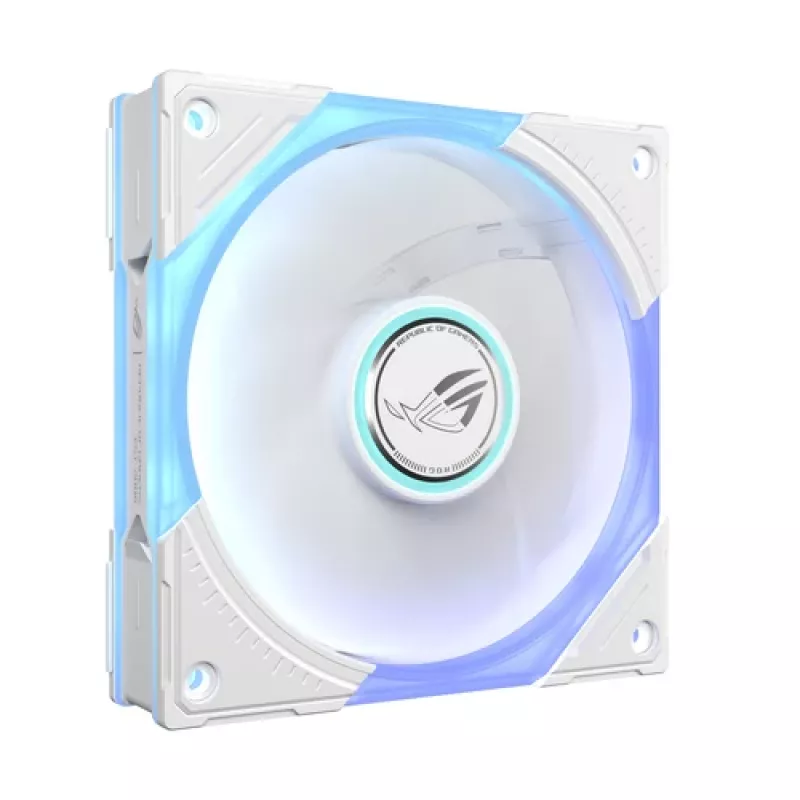 ASUS ROG Eurux GR120 ARGB Reverse Fan White Edition, 120mm, Single-Pack