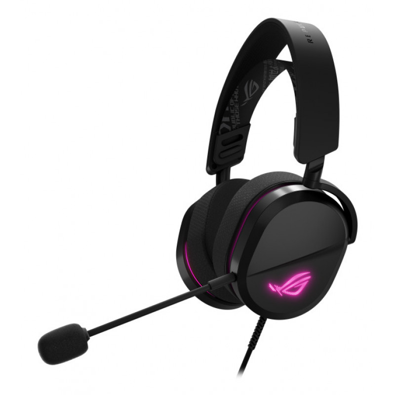 ASUS ROG Pelta Core Wired Gaming Headset – 50mm Essence Drivers, Detachable Mic, Hybrid Ear Cushions, Multi-Platform