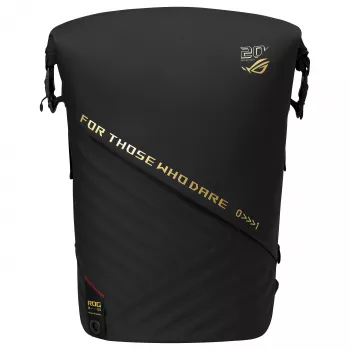 ASUS ROG Slash Backpack BP3802 Edition 20 - 16L Water-Repellent Cordura Laptop Backpack for up to 17.3 inch, Black