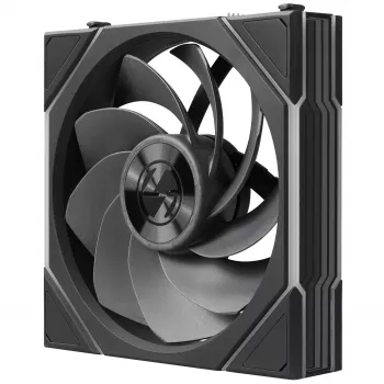 Lian Li UNI FAN TL FLEX Wireless ARGB Reverse Blade 120mm Fan - Black