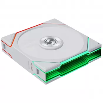 Lian Li UNI FAN TL FLEX Wireless ARGB Reverse Blade 120mm Fan - White