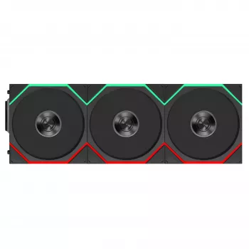 Lian Li UNI FAN TL FLEX Wireless ARGB 120mm Fan 3-Pack with Controller - Black