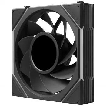 Lian Li UNI FAN TL LCD FLEX Wireless 120mm Reverse Blade ARGB PWM Fan with LCD Display - Black