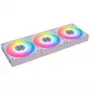 Lian Li UNI FAN CL FLEX Wireless PWM ARGB Reverse Blade 120mm White 3-Pack with Controller