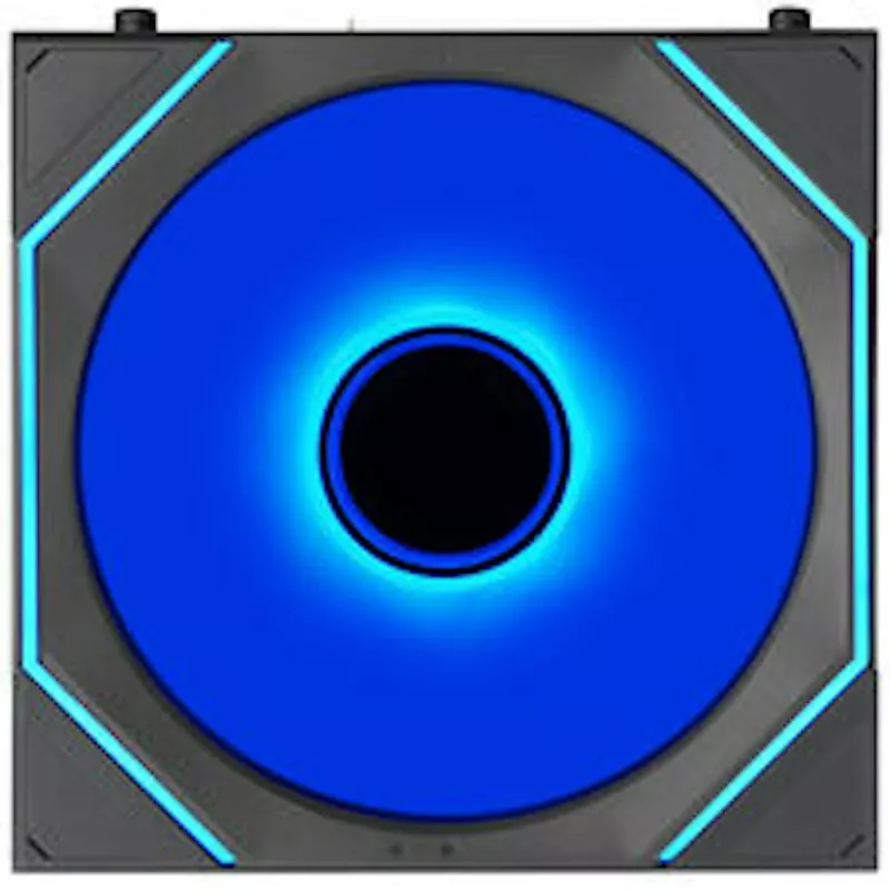 Lian Li UNI FAN SL-INF FLEX Wireless ARGB Reverse Blade 120mm Fan 3-Pack with Controller - Black