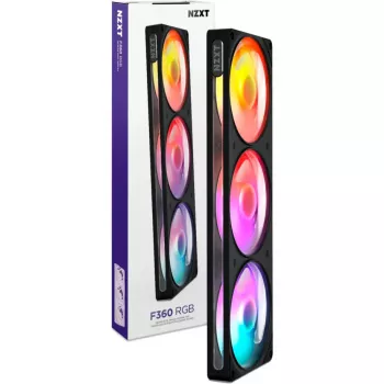 NZXT F360 RGB 360mm All-in-One Liquid CPU Cooler - Black