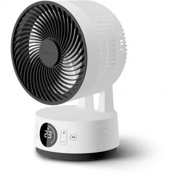 MeacoFan Sefte 6 Pedestal Fan White/Grey 12-Speed DC Motor Remote Control 25cm