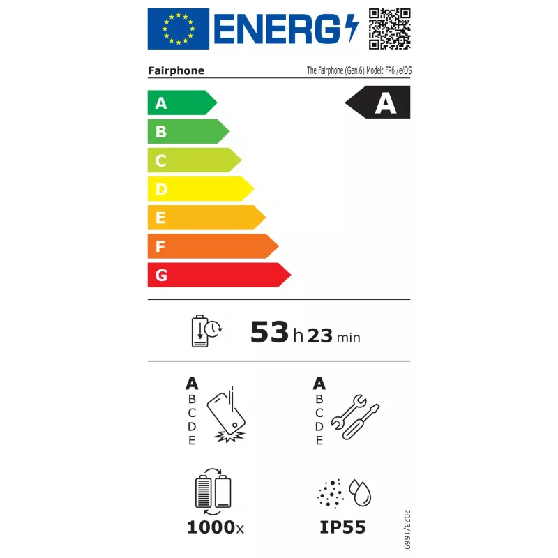 Fairphone 6+ 256GB Forest Green Dual SIM 5G Modular Smartphone (12GB RAM, Android 13, 50MP Triple Camera, IP55)