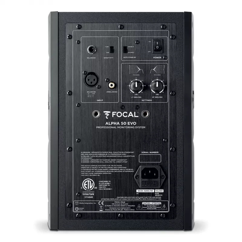 Focal Alpha Evo 50 - Active 2-Way Studio Monitor (Single)
