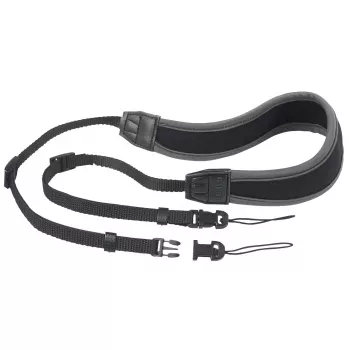 Kaiser 2-in-1 Neoprene Camera Strap, Black, Quick-Release, Convertible to Hand Straps, Adjustable up to 140 cm, for DSLR, Mirrorless, Binoculars
