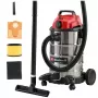 Einhell TC-VC 3055 SA Wet and Dry Vacuum Cleaner with Power Socket, 55L Stainless Steel Tank, 1500W, 190 mbar, Automatic Start/Stop