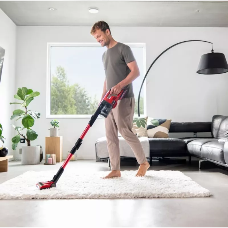 Einhell TE-SV 18 Li-FLX-Solo Cordless Stick Vacuum Cleaner 18V Bare Tool (Red/Black)