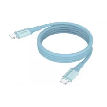 ANSMANN Magnetic USB-C Silicone Cable 120cm Blue