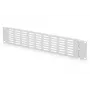 DIGITUS DN-97694 1U 19-Inch Hinged Ventilated Blank Panel with Quick Release, RAL 7035 Grey