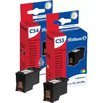 Pelikan Refill Ink Set for Canon PG-540XL/CL-541XL (Black, Cyan, Magenta, Yellow, 4x20 ml)