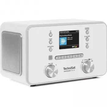 TechniSat DigitRadio 550 IR Internet DAB+ FM Radio with Bluetooth, Spotify Connect, 20W Stereo, Color TFT Display, White