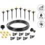 Delock Micro-Drip Set for Pots – Complete Drip Irrigation Set for Potted Plants, 10 Plants, 15 m Main Hose, Adjustable Drippers, UV-Resistant