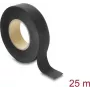 Delock Fabric Tape 25 m x 19 mm Hand-Tearable Self-Adhesive Black