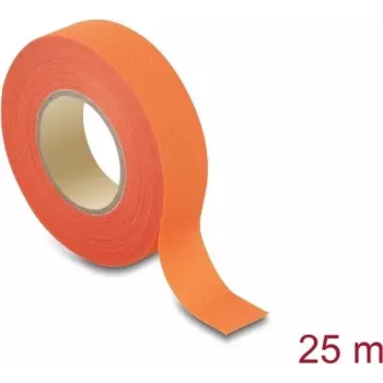Delock Fabric Tape 25 m x 19 mm Tearable Self-Adhesive Orange