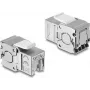 Delock Keystone Module RJ45 Female to LSA Cat.6A Shielded Tool-Free with Dust Cover