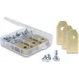 Delock Titanium-Coated Replacement Blades for Husqvarna, Gardena, and Segway Robotic Lawnmowers (30 Pack)