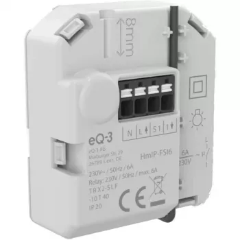 Homematic IP Flush-Mounted Switch Actuator with Push-Button Input (6 A)