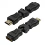 LogiLink HDMI Right-Angle Adapter 270° Male to Female 4K 60Hz