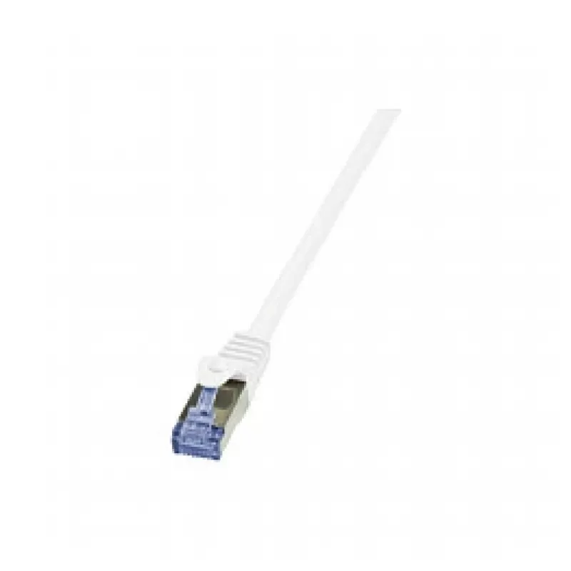 LogiLink PrimeLine Cat.6A/7 S/FTP PIMF Patch Cable, 600 MHz, 1.5 m, White