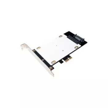 LogiLink PCI Express 3.0 x4 Dual M.2 NVMe SSD and Dual SATA III Hybrid Adapter Card