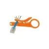 LogiLink LSA Punch Down Tool with Stripping Function, Plastic, Black/Grey