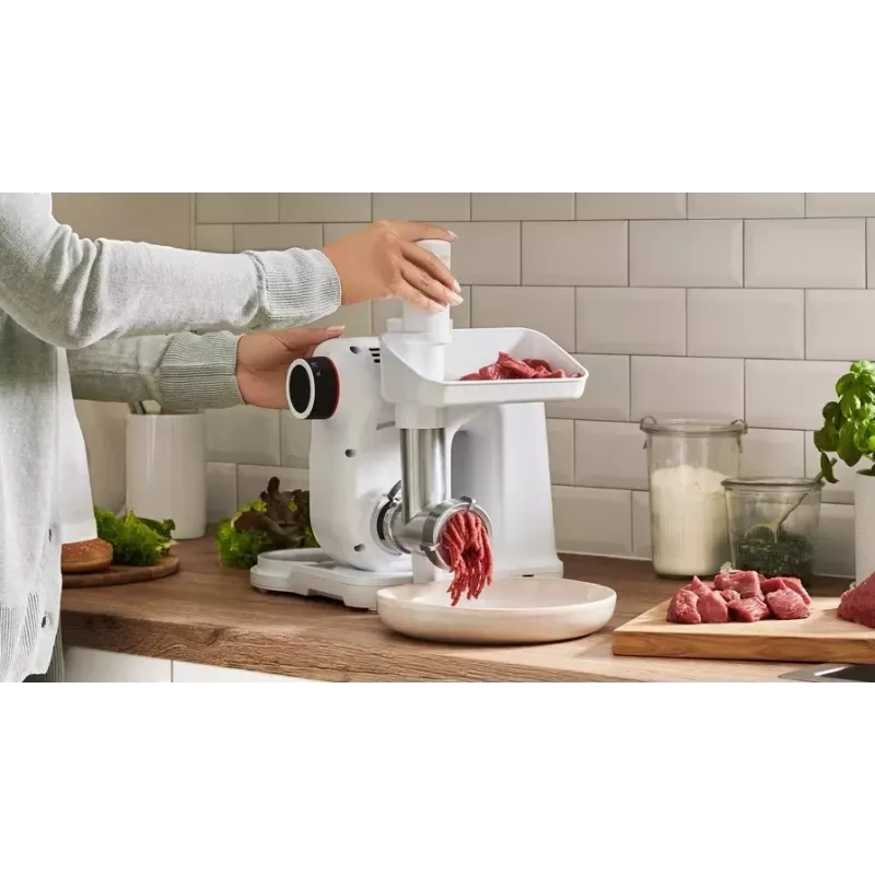 Bosch MUZS2FWW Meat Mincer Attachment for MUM2/MUM5 Kitchen Machines - White