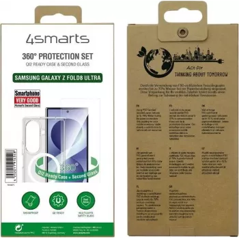 4smarts 360° Protection Set for Samsung Galaxy Z Fold8 Ultra – Case, Tempered Glass & Inner Film