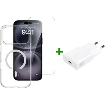 4SMARTS 3-in-1 Premium Starter Set for Apple iPhone 18 Pro Max / 17 Pro