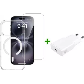 4SMARTS 3-in-1 Premium Starter Set for Apple iPhone 18 Pro / 17 Pro MagSafe
