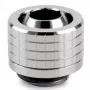 Thermal Grizzly DeltaMate Compression Fitting, Brass - Gloss Nickel, ST13 (13mm OD, G1/4 inch)