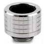 Thermal Grizzly DeltaMate Compression Fitting, Brass - Gloss Nickel, for 14 mm Hard Tubes, G1/4 inch Thread