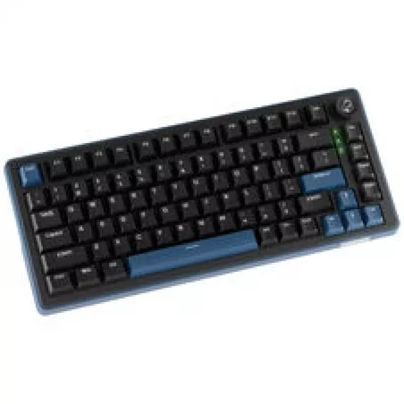 Ducky OK-M 75 Mechanical Gaming Keyboard, 75% Layout, Hot-Swappable, RGB, ANSI, KTT Wine Red Switches