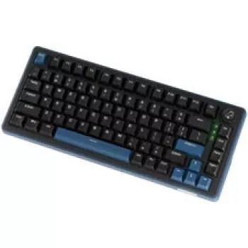 Ducky OK-M 75 Gaming Keyboard, 75%, Hot-Swappable, RGB, ANSI - KTT Baby Blue Switches