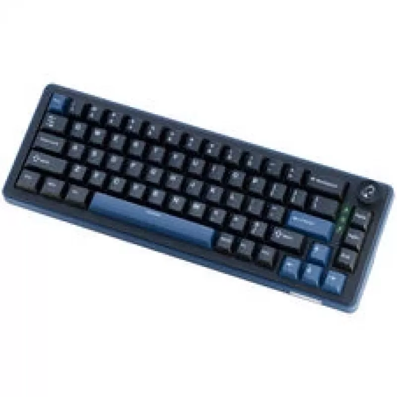 Ducky OK-M 65 Gaming Keyboard, 65%, Hot-Swappable, RGB, ANSI - KTT Wine Red Switches