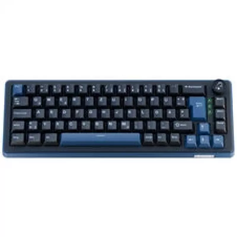 Ducky OK-M 65 Gaming Keyboard, 65%, Hot-Swappable, RGB, ISO - KTT Tactile