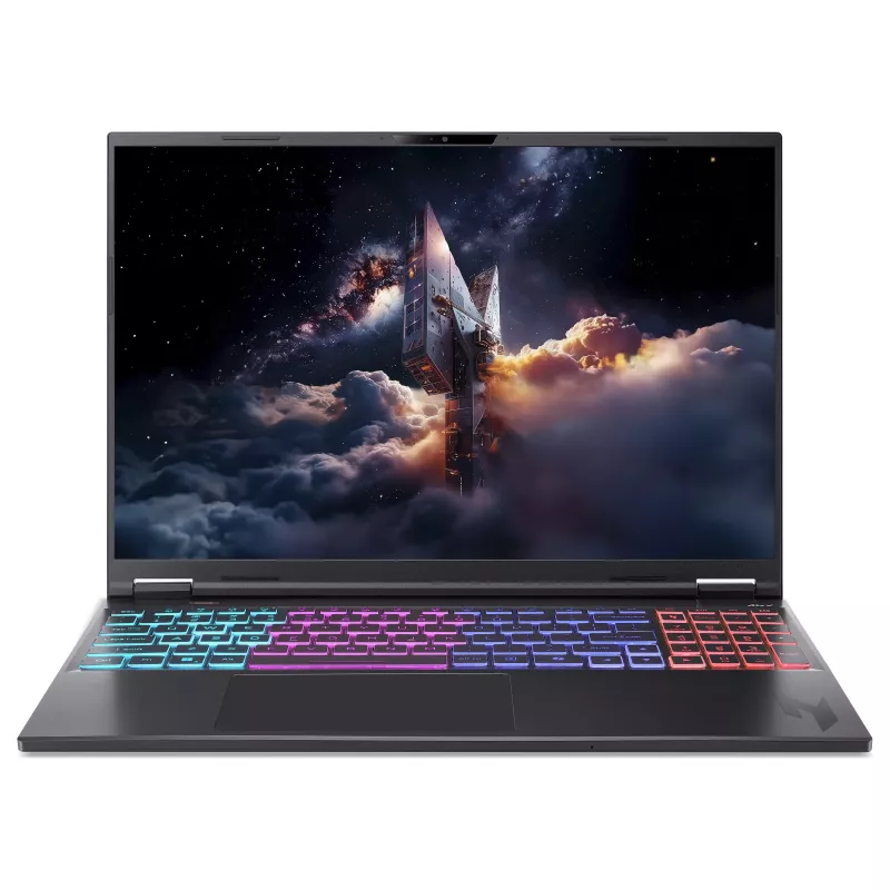 Acer Nitro 16S AI AN16S-61-R2M9 Gaming Laptop, 16 inch WQXGA IPS 180Hz, AMD Ryzen AI 9 365, 16GB DDR5, 1TB SSD, GeForce RTX 5070 8GB, Windows 11 Home, German QWERTZ keyboard