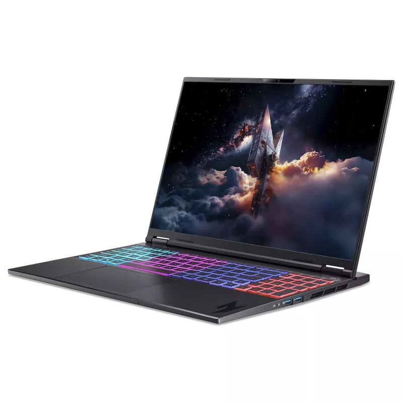 Acer Nitro 16S AI AN16S-61-R2M9 Gaming Laptop, 16 inch WQXGA IPS 180Hz, AMD Ryzen AI 9 365, 16GB DDR5, 1TB SSD, GeForce RTX 5070 8GB, Windows 11 Home, German QWERTZ keyboard