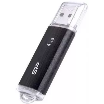 Silicon Power Ultima U02 4GB USB 2.0 Flash Drive Black