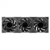 Lian Li UNI FAN TL LCD FLEX Wireless ARGB Reverse Blade 120mm Fan 3-Pack with Controller, Black