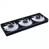 Lian Li UNI FAN CL FLEX Wireless PWM ARGB 120mm Case Fan, Black, 3-Pack with Controller