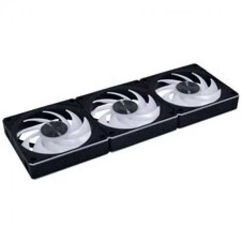 Lian Li UNI FAN CL FLEX Wireless PWM ARGB 120mm Case Fan, Black, 3-Pack with Controller