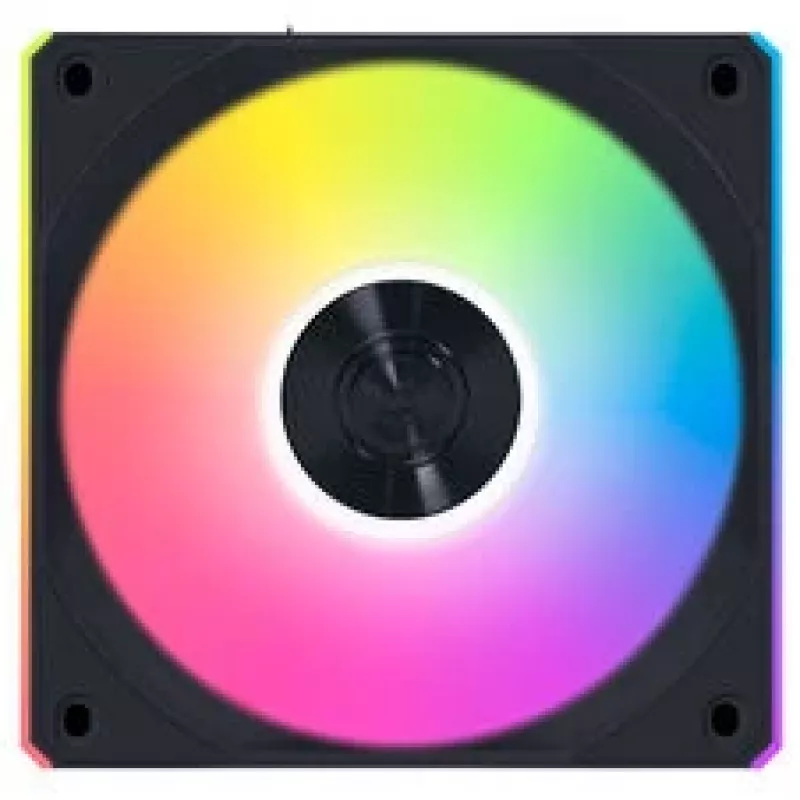 Lian Li UNI FAN CL FLEX Wireless ARGB Reverse Blade 120mm PWM Fan 3-Pack with Controller, Black